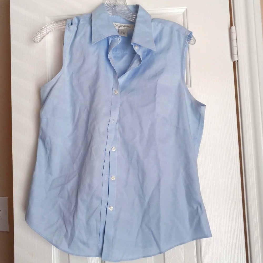 Brooks Brothers Women's Button Down cotton tanktop size 10